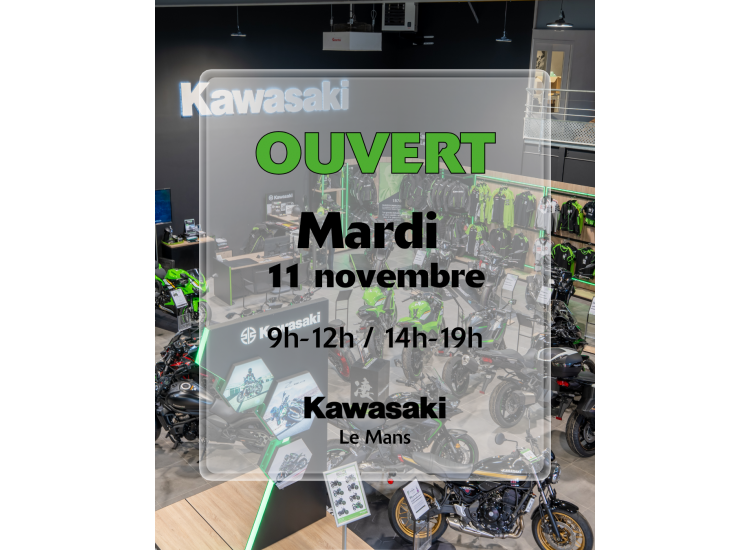 Kawasaki Le Mans reste ouvert ! 